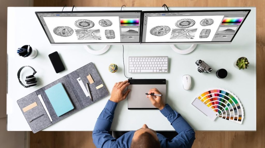 Proces współpracy przy projektowaniu strony internetowej i materiałów graficznych krok po kroku